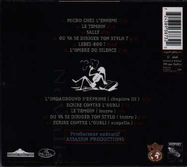 Ecrire contre l'Oubli verso