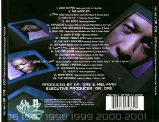 2001 verso