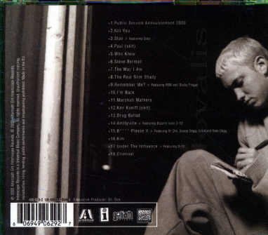 The marshall Mathers LP verso